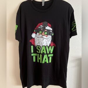 Grunt style santa graphic tee